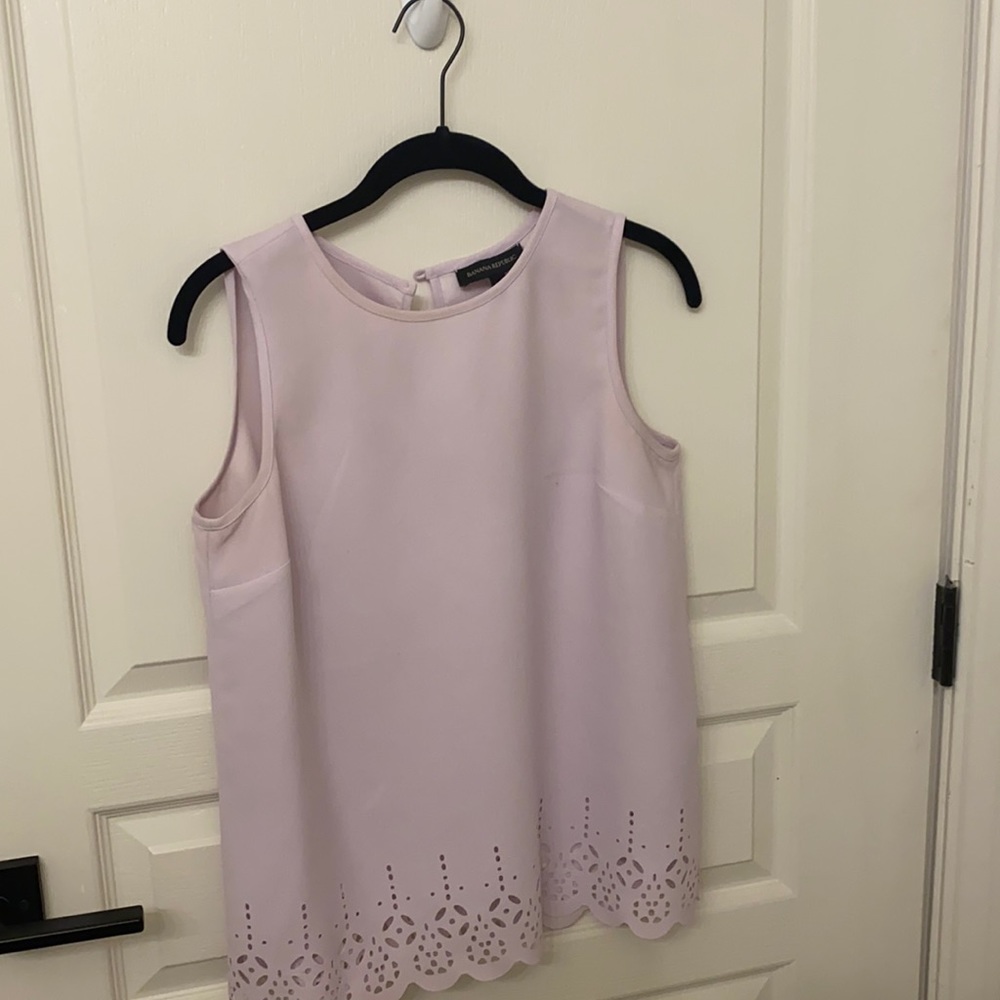 Purple Banana Republic blouse